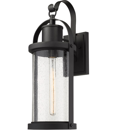 Z-Lite 569B-BK Roundhouse 1 Light 25 inch Black Outdoor Wall Sconce