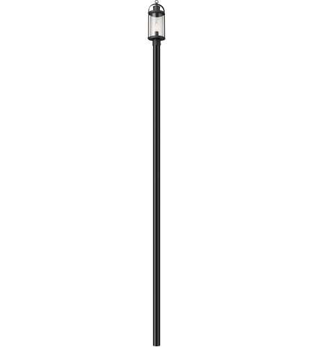 Z-Lite 569PHM-500P120-BK Roundhouse 1 Light 139 inch Black Outdoor Post Mounted Fixture 569PHM-500P120-BK_AT_5.jpg