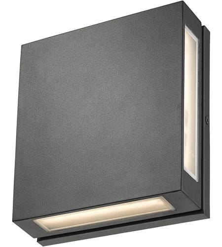 Z-Lite 572B-BK-LED Quadrate LED 11 inch Black Outdoor Wall Sconce 572B-BK-LED_AT_6.jpg