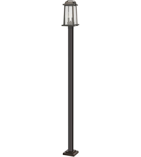 Z-Lite 574PHMS-536P-ORB Millworks 2 Light 110 inch Oil Rubbed Bronze Outdoor Post Mounted Fixture in 14.25 574PHMS-536P-ORB_NL_7.jpg