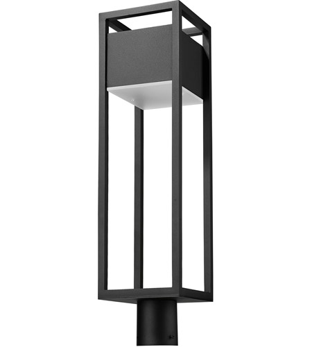 Z-Lite 585PHBR-BK-LED Barwick LED 27 inch Black Outdoor Post Mount Fixture 585PHBR-BK-LED_NL_7.jpg