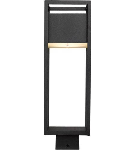 Z-Lite 585PHMS-BK-LED Barwick LED 20 inch Black Outdoor Post Mount Fixture 585PHMS-BK-LED_AT_4.jpg