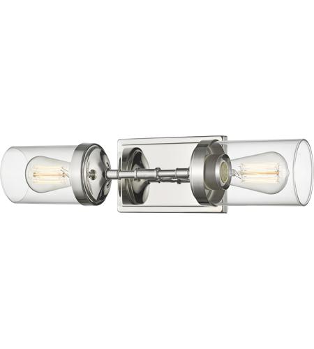 Z-Lite 617-2S-PN Calliope 2 Light 21 inch Polished Nickel Wall Sconce Wall Light