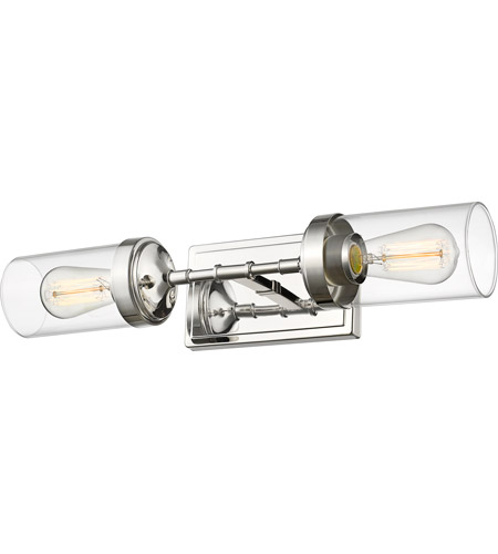 Z-Lite 617-2S-PN Calliope 2 Light 21 inch Polished Nickel Wall Sconce Wall Light 617-2S-PN_AT_4.jpg