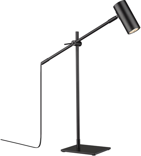 Z-Lite 814TL-MB Calumet 22 inch 35.00 watt Matte Black Table Lamp Portable Light