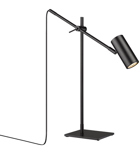 Z-Lite 814TL-MB Calumet 22 inch 35.00 watt Matte Black Table Lamp Portable Light 814TL-MB_AT_5.jpg