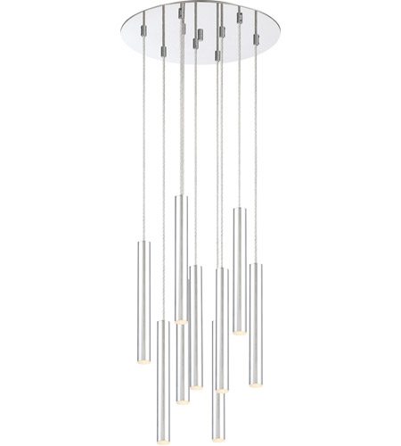 Z-Lite 917MP12-CH-LED-9RCH Forest LED 16 inch Chrome Chandelier Ceiling Light 917MP12-CH-LED-9RCH_AT_4.jpg