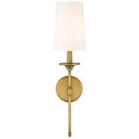 Z-Lite 3033-1S-RB Emily 1 Light 6 inch Rubbed Brass Wall Sconce Wall Light 3033-1S-RB_AT_4.jpg thumb