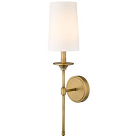 Z-Lite 3033-1S-RB Emily 1 Light 6 inch Rubbed Brass Wall Sconce Wall Light 3033-1S-RB_AT_5.jpg thumb