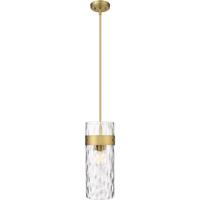 Z-Lite 3035P9-RB Fontaine 3 Light 9 inch Rubbed Brass Pendant Ceiling Light  thumb