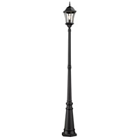 Z-Lite 522MP1-BK Wakefield 1 Light 90 inch Black Outdoor Post Mounted Fixture  thumb