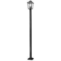 Z-Lite 539PHBS-536P-BK Bayland 3 Light 114 inch Black Outdoor Post Mounted Fixture in 18.15 thumb