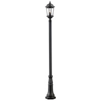 Z-Lite 540PHB-518P-BK Melbourne 3 Light 117 inch Black Outdoor Post Mounted Fixture thumb