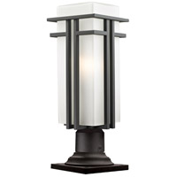 Z-Lite 550PHBR-533PM-ORBZ Abbey 1 Light 22 inch Outdoor Rubbed Bronze Outdoor Pier Mounted Fixture photo thumbnail