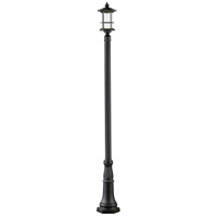 Z-Lite 552PHMR-518P-BK-LED Genesis LED 112 inch Black Outdoor Post Mounted Fixture thumb