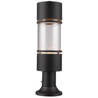 Z-Lite 553PHB-553PM-ORBZ-LE Luminata LED 22 inch Outdoor Rubbed Bronze Outdoor Pier Mounted Fixture thumb