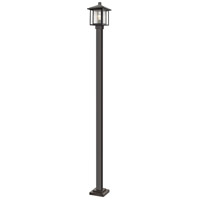Z-Lite 554PHMS-536P-ORB Aspen 1 Light 109 inch Oil Rubbed Bronze Outdoor Post Mounted Fixture thumb