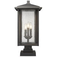 Z-Lite 554PHXLS-SQPM-ORB Aspen 3 Light 24 inch Oil Rubbed Bronze Outdoor Pier Mounted Fixture 554PHXLS-SQPM-ORB_AT_4.jpg thumb