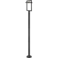 Z-Lite 566PHBR-567P-BK-LED Luttrel LED 97 inch Black Outdoor Post Mounted Fixture thumb