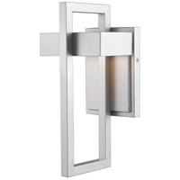 Z-Lite 566S-SL-LED Luttrel LED 12 inch Silver Outdoor Wall Sconce 566S-SL-LED_AT_5.jpg thumb
