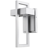 Z-Lite 566S-SL-LED Luttrel LED 12 inch Silver Outdoor Wall Sconce 566S-SL-LED_NL_7.jpg thumb