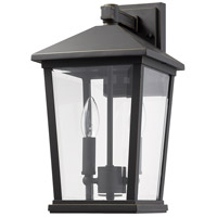 Z-Lite 568M-ORB Beacon 2 Light 15 inch Oil Rubbed Bronze Outdoor Wall Sconce 568M-ORB_NL_7.jpg thumb
