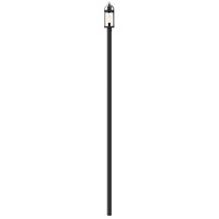 Z-Lite 569PHM-500P120-BK Roundhouse 1 Light 139 inch Black Outdoor Post Mounted Fixture thumb