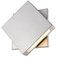 Z-Lite 573B-SL-LED Quadrate LED 11 inch Silver Outdoor Wall Sconce 573B-SL-LED_AT_6.jpg thumb