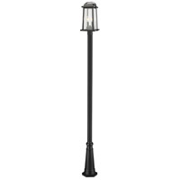 Z-Lite 574PHMR-519P-BK Millworks 2 Light 110 inch Black Outdoor Post Mounted Fixture thumb