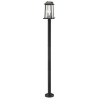 Z-Lite 574PHMR-567P-BK Millworks 2 Light 89 inch Black Outdoor Post Mounted Fixture in 14.75 thumb