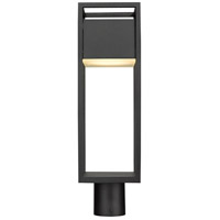 Z-Lite 585PHMR-BK-LED Barwick LED 21 inch Black Outdoor Post Mount Fixture 585PHMR-BK-LED_AT_4.jpg thumb