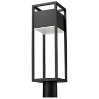 Z-Lite 585PHMR-BK-LED Barwick LED 21 inch Black Outdoor Post Mount Fixture 585PHMR-BK-LED_NL_7.jpg thumb