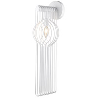 Z-Lite 801-1SL-WH Contour 1 Light 8 inch White Wall Sconce Wall Light 801-1SL-WH_AT_5.jpg thumb