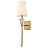 Z-Lite 804-1S-RB Ava 1 Light 6 inch Rubbed Brass Wall Sconce Wall Light thumb