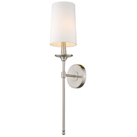 Z-Lite 807-1S-BN Emily 1 Light 6 inch Brushed Nickel Wall Sconce Wall Light photo thumbnail