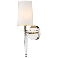 Z-Lite 810-1S-PN Avery 1 Light 6 inch Polished Nickel Wall Sconce Wall Light 810-1S-PN_AT_5.jpg thumb