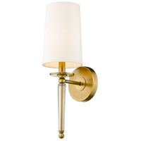 Z-Lite 810-1S-RB Avery 1 Light 6 inch Rubbed Brass Wall Sconce Wall Light thumb