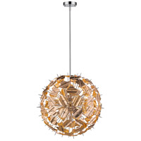Z-Lite 9003P30-CHP Branam 13 Light 30 inch Chrome and Champagne Pendant Ceiling Light in 20 9003P30-CHP_AT_6.jpg thumb