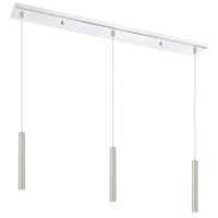 Z-Lite 917MP12-BN-LED-3LCH Forest LED 46 inch Chrome Island Ceiling Light in Brushed Nickel Steel, 3, 17 thumb