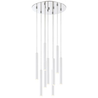 Z-Lite 917MP12-WH-LED-9RCH Forest LED 16 inch Chrome Chandelier Ceiling Light 917MP12-WH-LED-9RCH_AT_4.jpg thumb