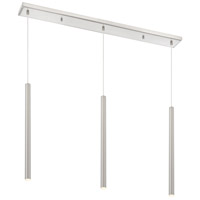 Z-Lite 917MP24-BN-LED-3LBN Forest LED 46 inch Brushed Nickel Island Ceiling Light in Brushed Nickel Steel, 3, 20 thumb