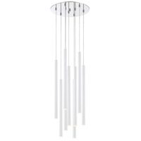 Z-Lite 917MP24-WH-LED-9RCH Forest LED 16 inch Chrome Chandelier Ceiling Light 917MP24-WH-LED-9RCH_AT_4.jpg thumb