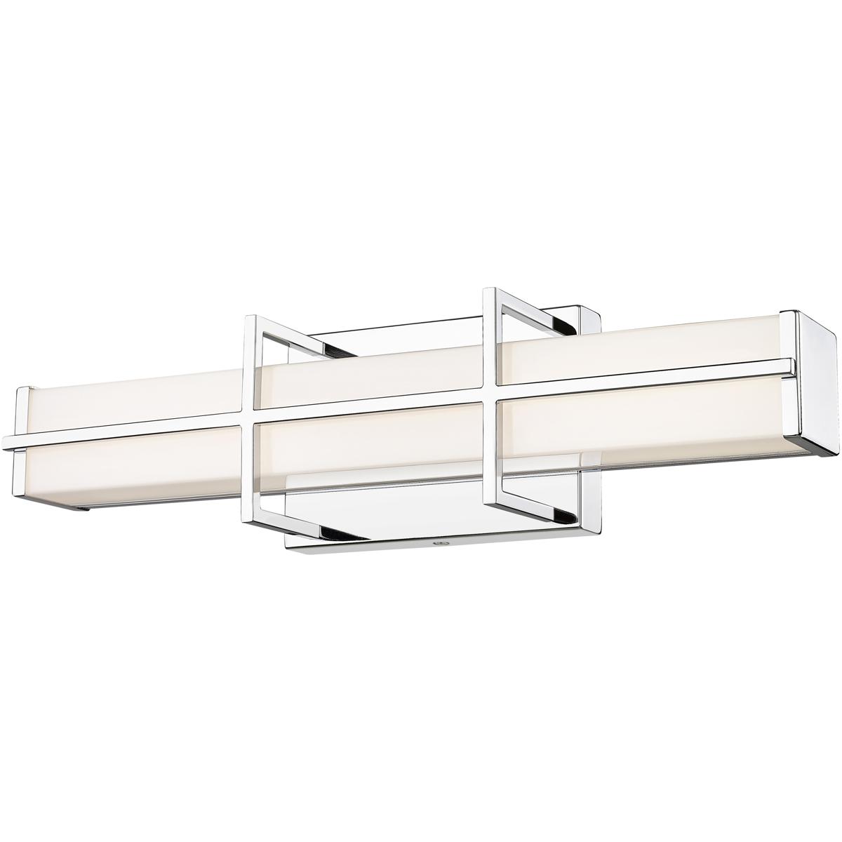 Harrison Vanity, 1-Light, 18 In.W x 4 In.L x 4.75 In.H, Chrome /Frosted