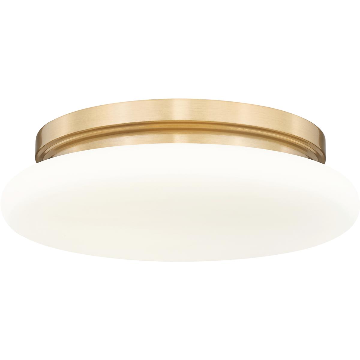 Z-Lite 1025F12-MGLD-LED Soleil 1 Light 12 inch Modern Gold Flush Mount Ceiling Light
