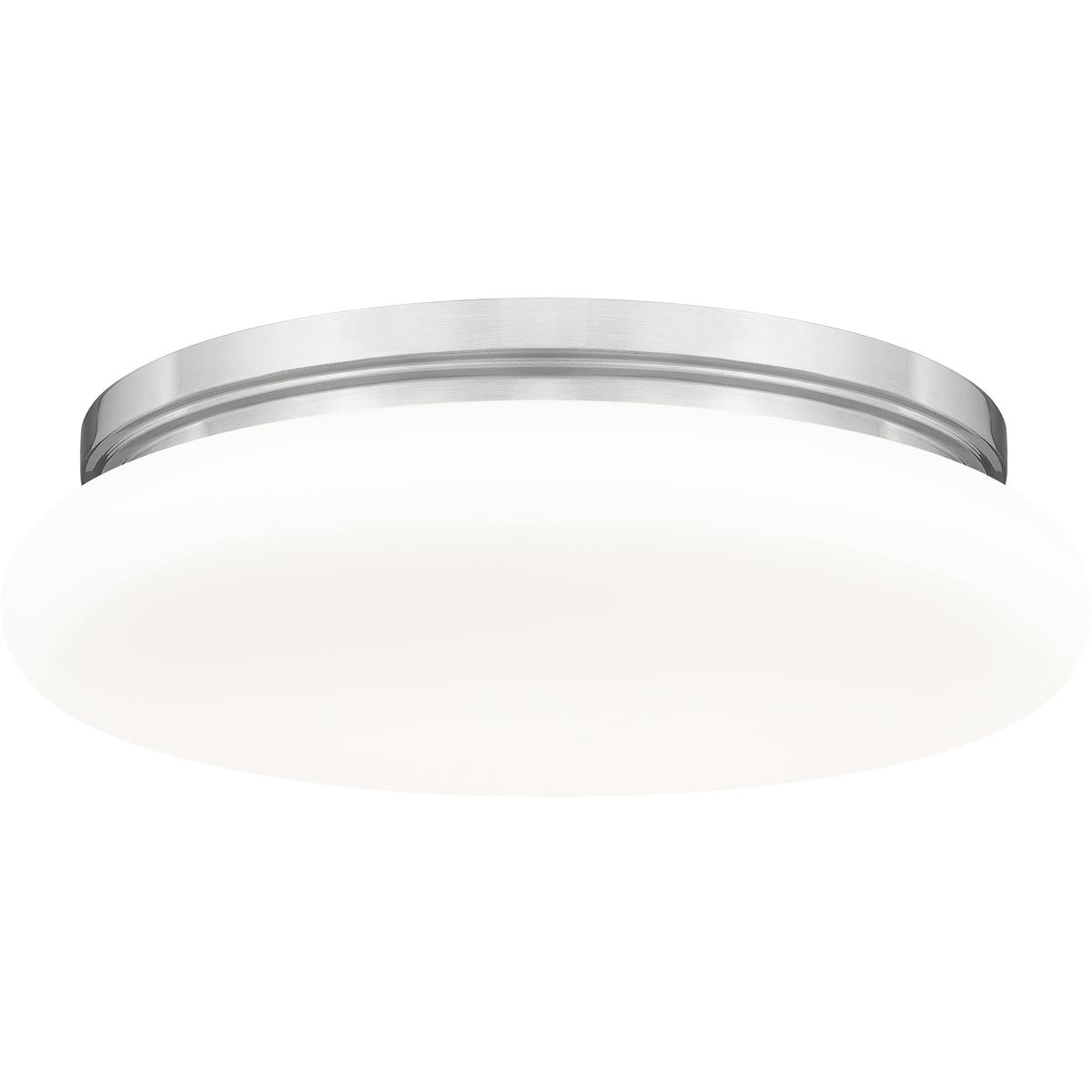 Z-Lite 1025F16-BN-LED Soleil 1 Light 16 inch Brushed Nickel Flush Mount Ceiling Light