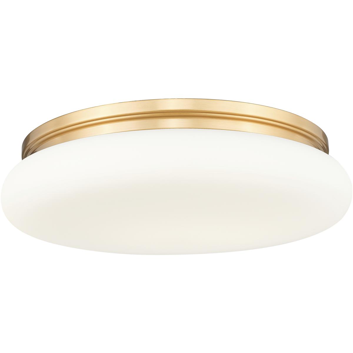 Z-Lite 1025F20-MGLD-LED Soleil 1 Light 20 inch Modern Gold Flush Mount Ceiling Light