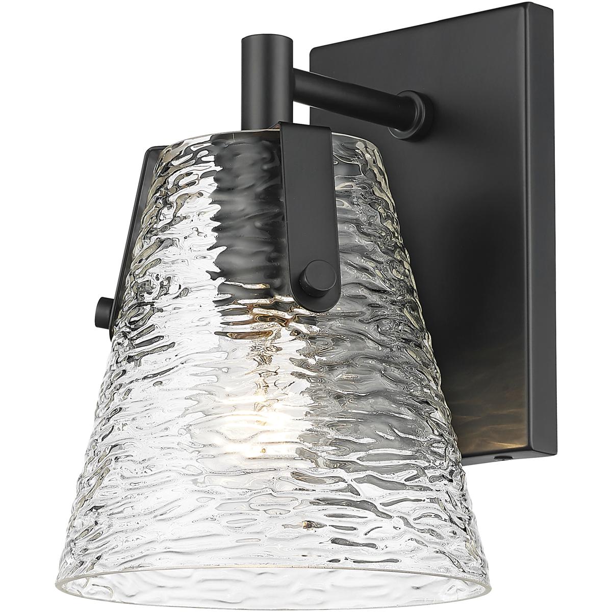 Z-Lite 1101-1S-MB Analia 1 Light 6.5 inch Matte Black Wall Sconce Wall Light