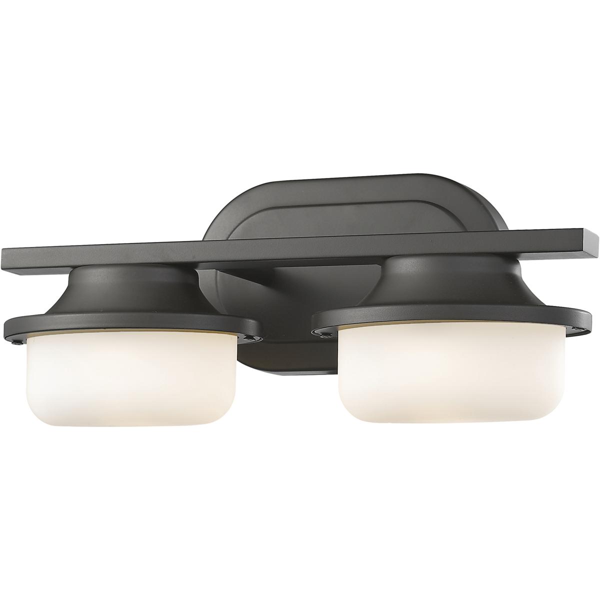 Z-Lite 1917-2V-BRZ-LED Optum LED 14 inch Bronze Vanity Wall Light