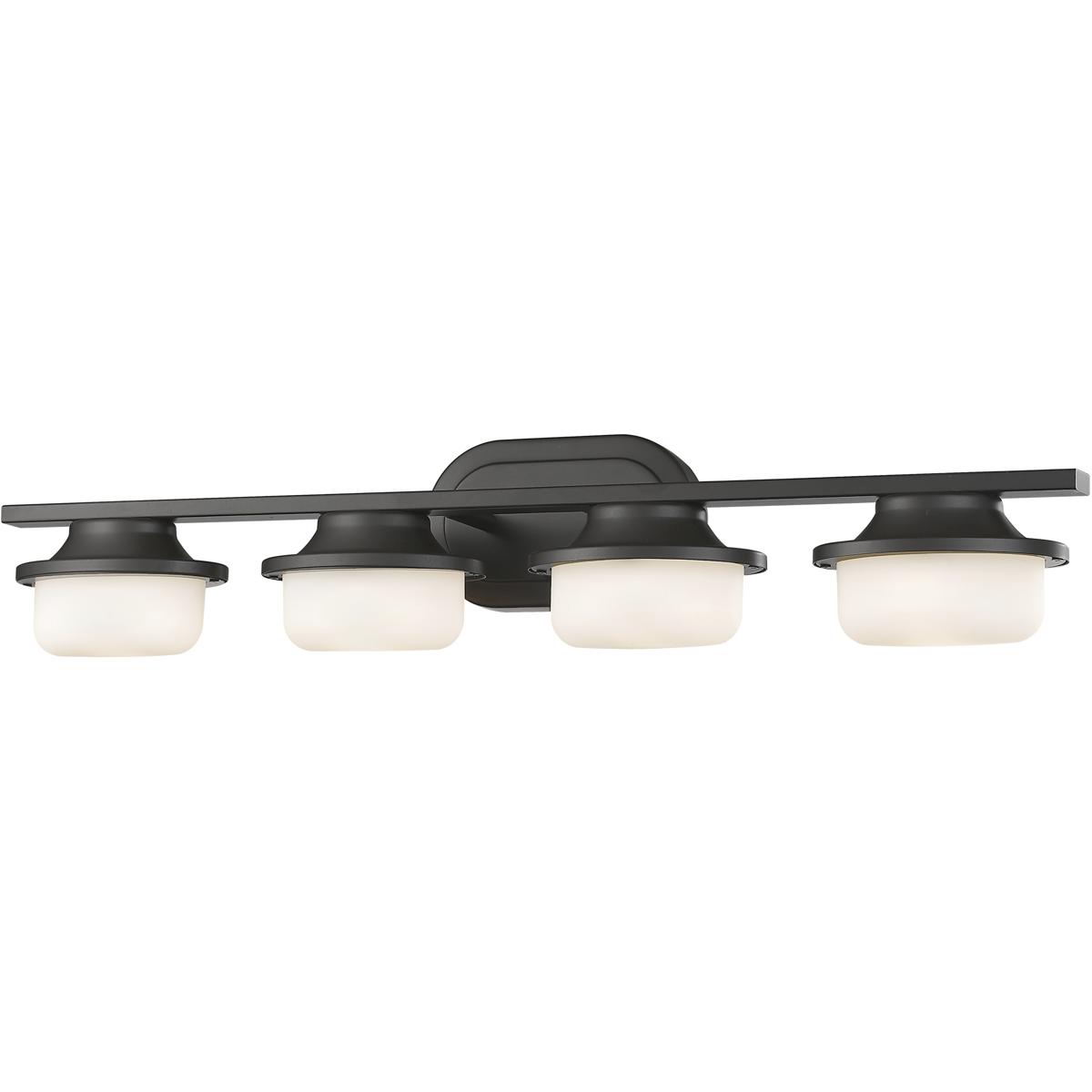 Z-Lite 1917-4V-BRZ-LED Optum LED 30 inch Bronze Vanity Wall Light