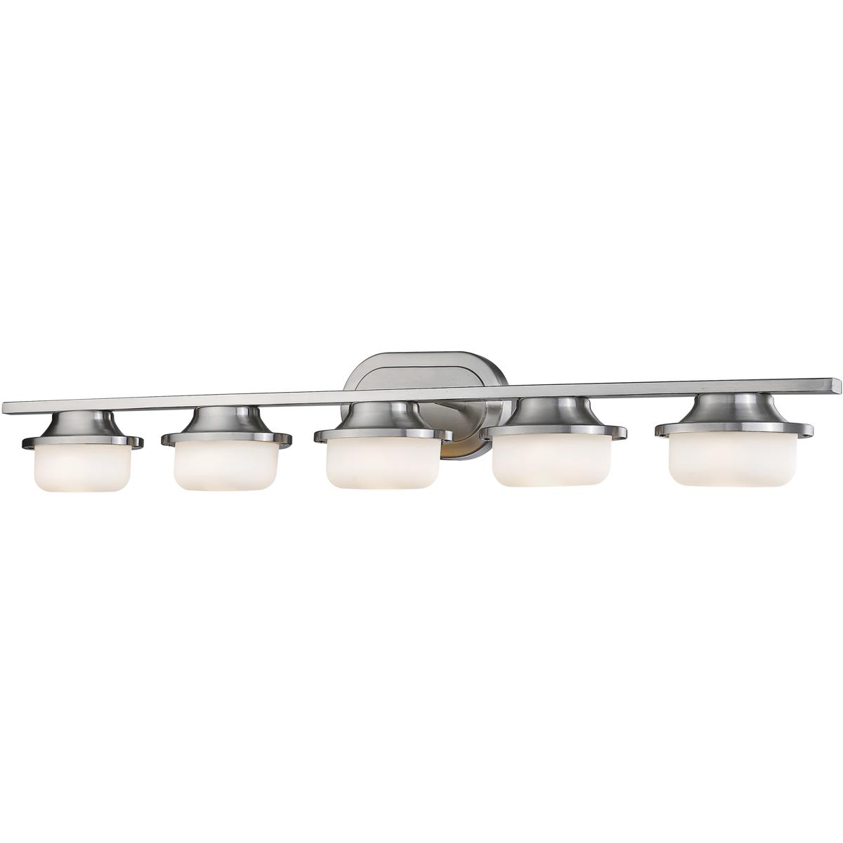 Z-Lite 1917-5V-BN-LED Optum LED 38.7 inch Brushed Nickel Vanity Wall Light